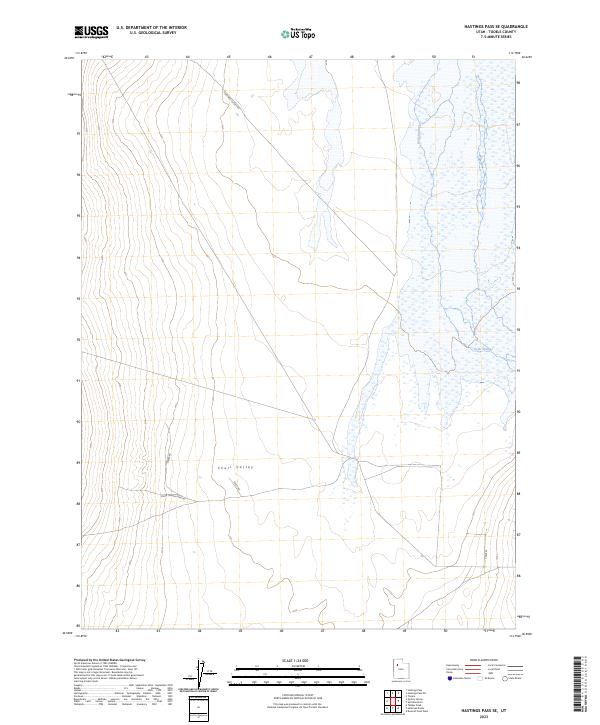 2023 Map of Hastings Pass SE, 2023 Print
