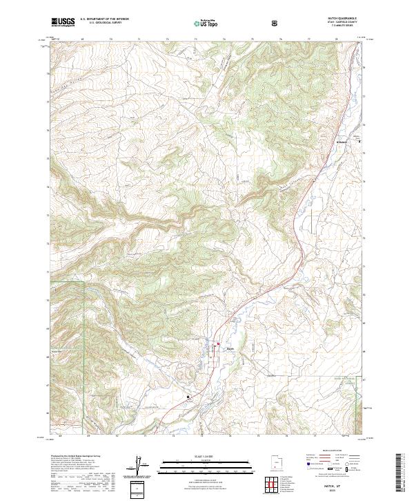 USGS Topographic Map – Hatch