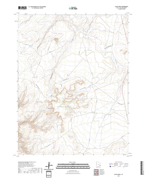 USGS Topographic Map – Hatch Rock