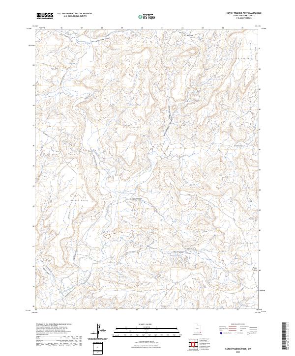 USGS Topographic Map – Hatch Trading Post