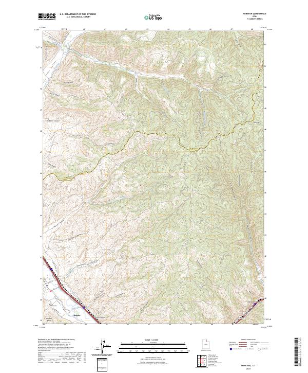 USGS Topographic Map – Henefer