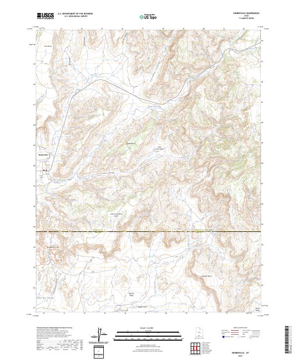 USGS Topographic Map – Henrieville