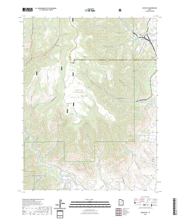 USGS Topographic Map – Hiawatha