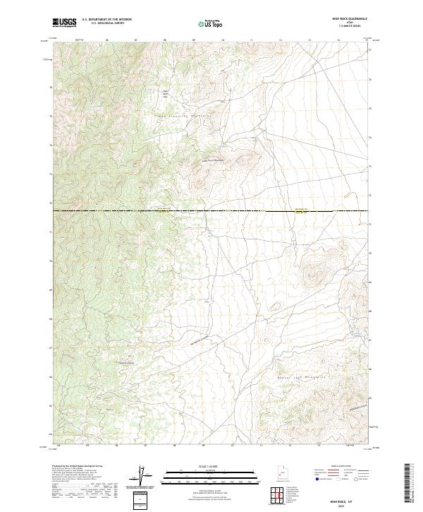 USGS Topographic Map – High Rock