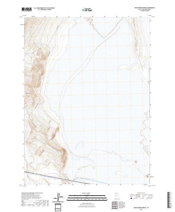 USGS Topographic Map – Hogup Ridge North