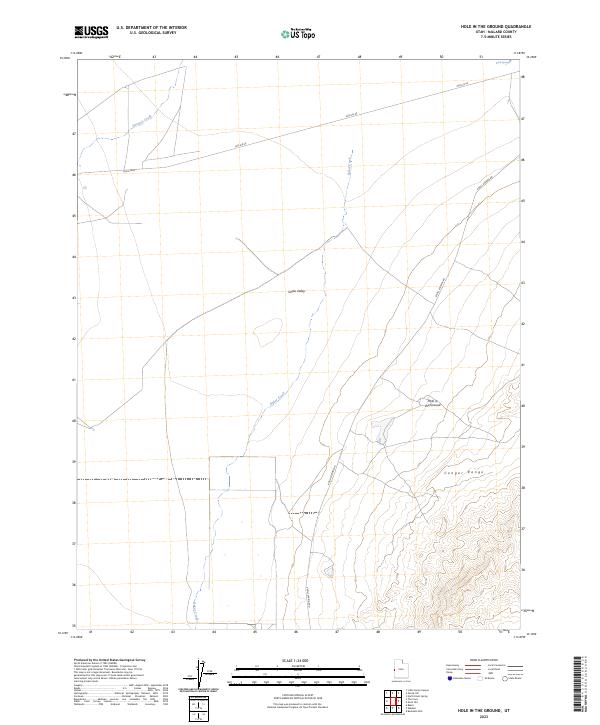 USGS Topographic Map – Hole in the Ground