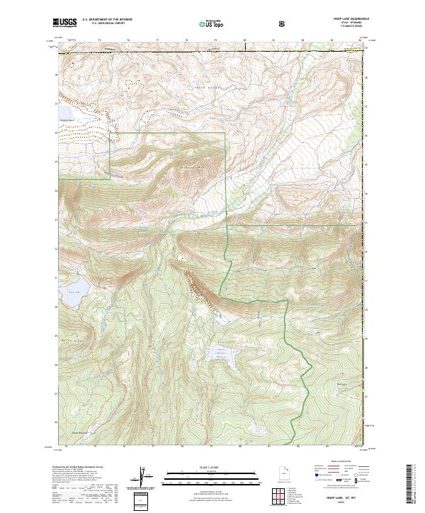 USGS Topographic Map – Hoop Lake
