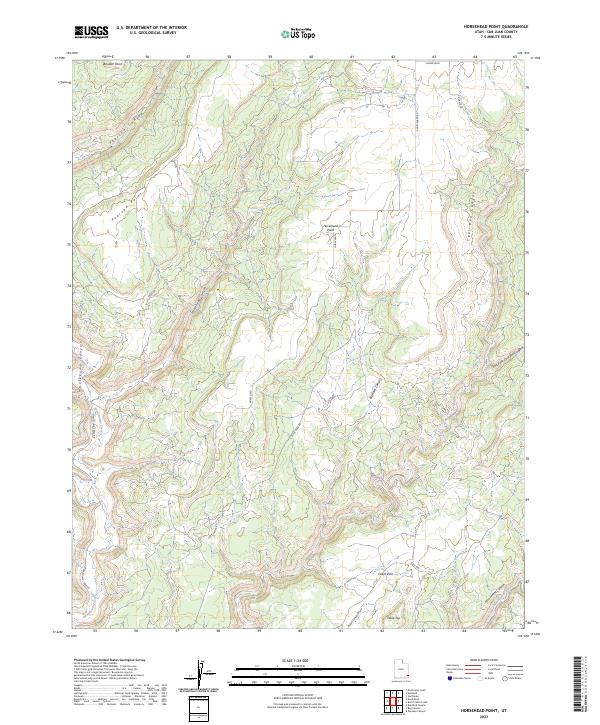 USGS Topographic Map – Horsehead Point