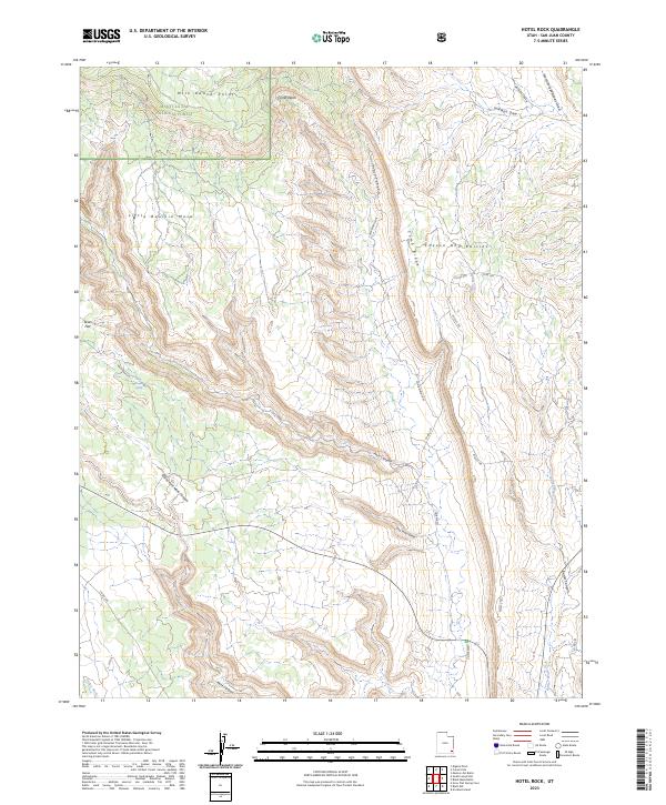 USGS Topographic Map – Hotel Rock