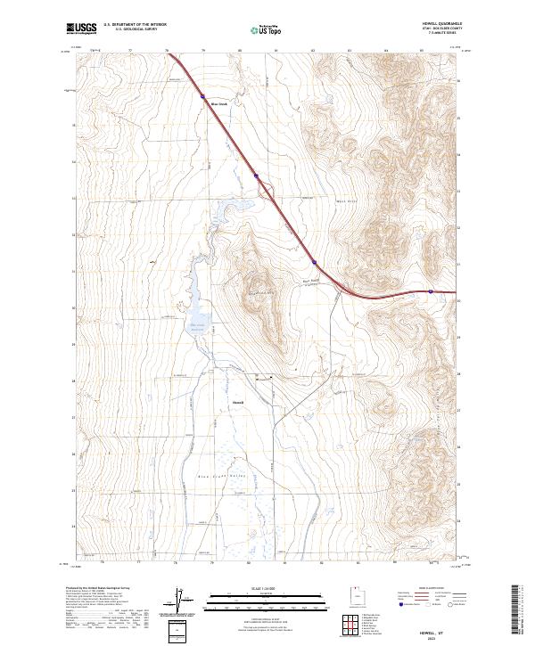USGS Topographic Map – Howell