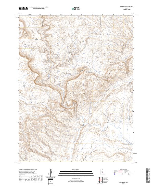 USGS Topographic Map – Hunt Draw