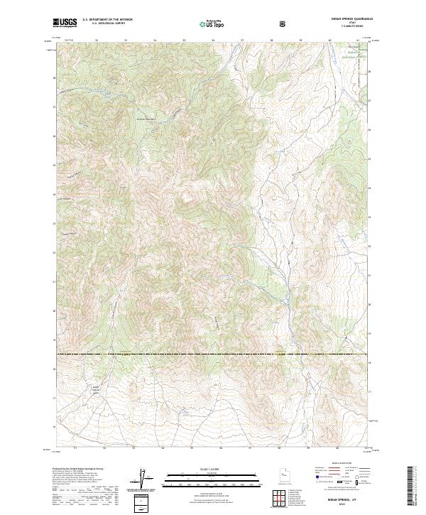 USGS Topographic Map – Indian Springs