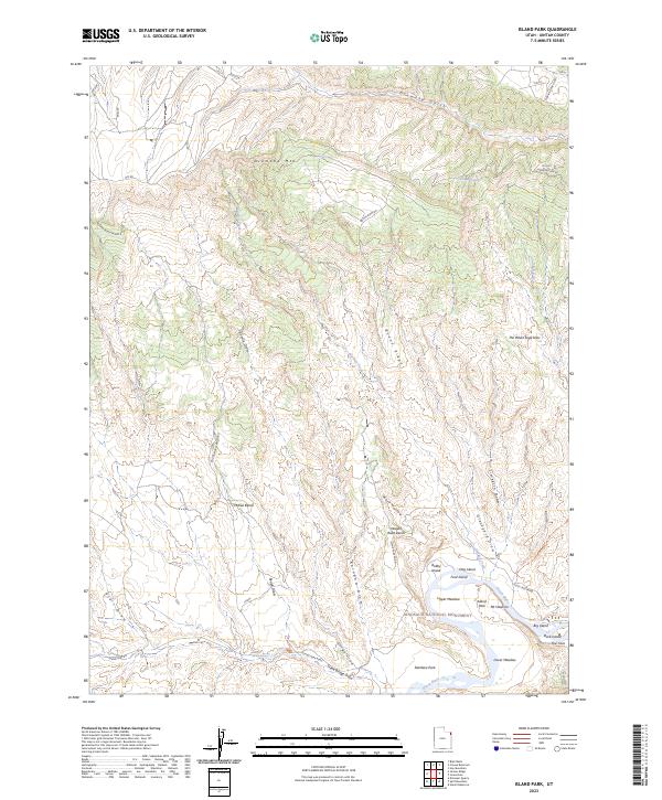 USGS Topographic Map – Island Park