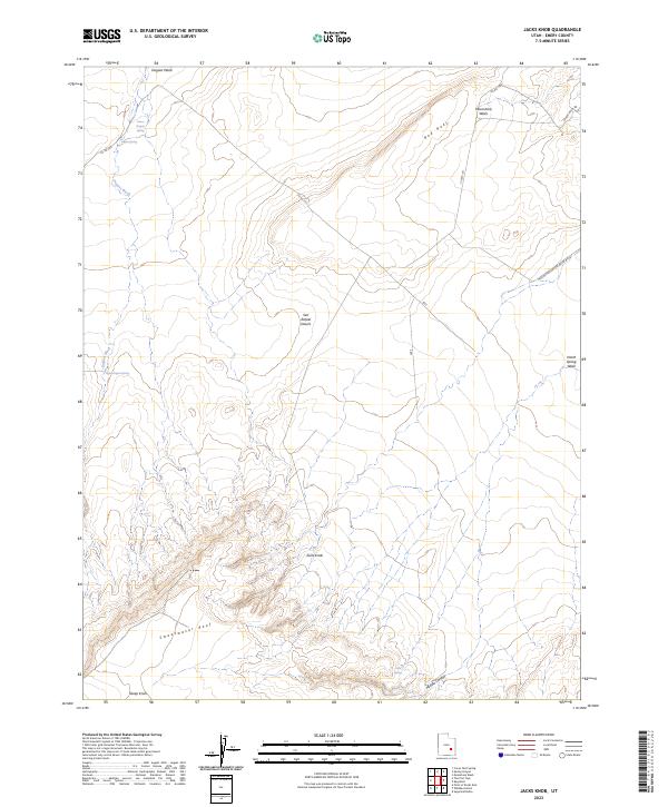 USGS Topographic Map – Jacks Knob
