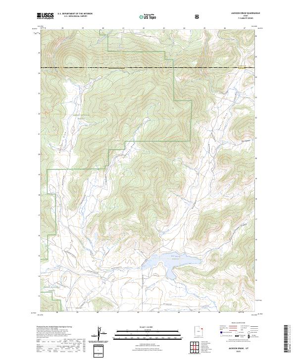 USGS Topographic Map – Jackson Draw