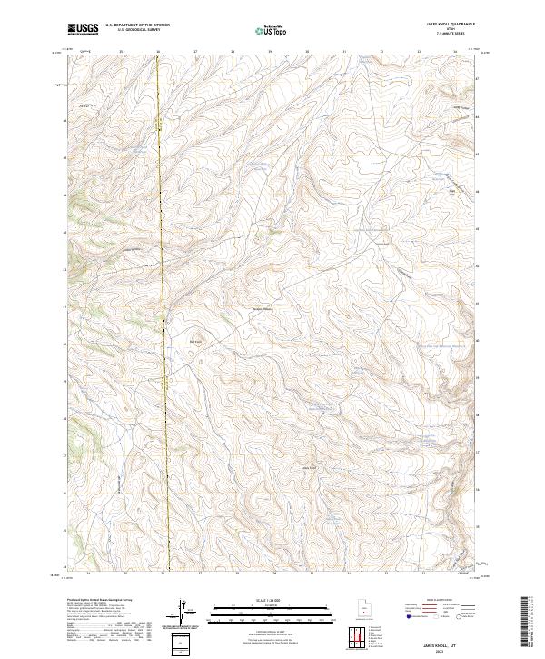 USGS Topographic Map – Jakes Knoll
