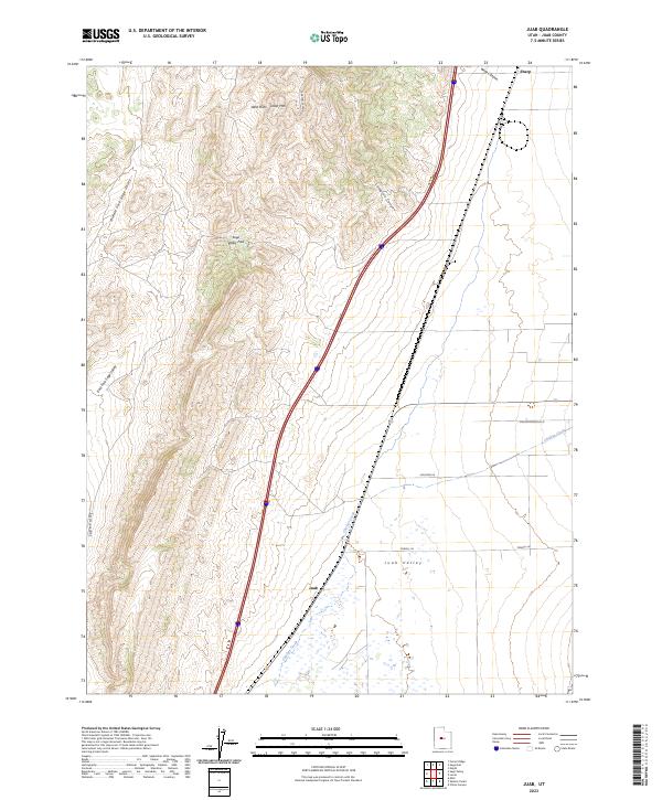 USGS Topographic Map – Juab