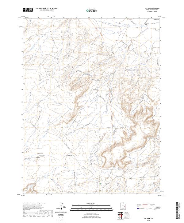 USGS Topographic Map – Jug Rock