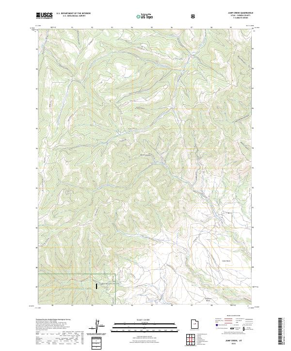 USGS Topographic Map – Jump Creek