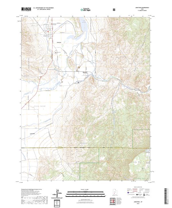 USGS Topographic Map – Junction