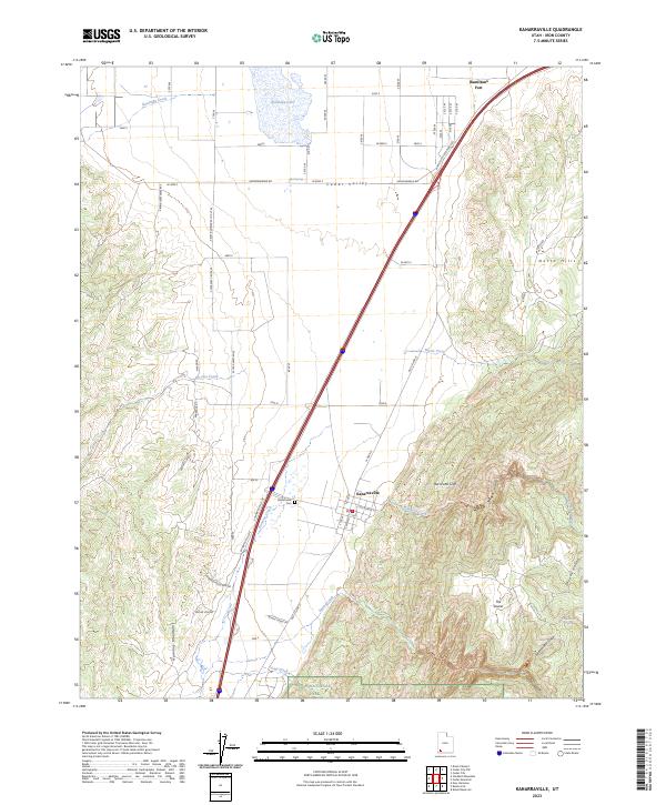 USGS Topographic Map – Kanarraville