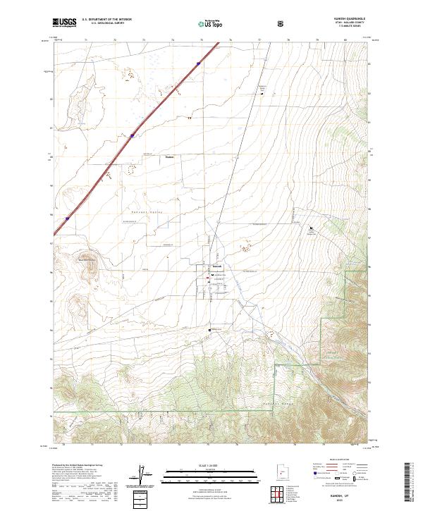 USGS Topographic Map – Kanosh