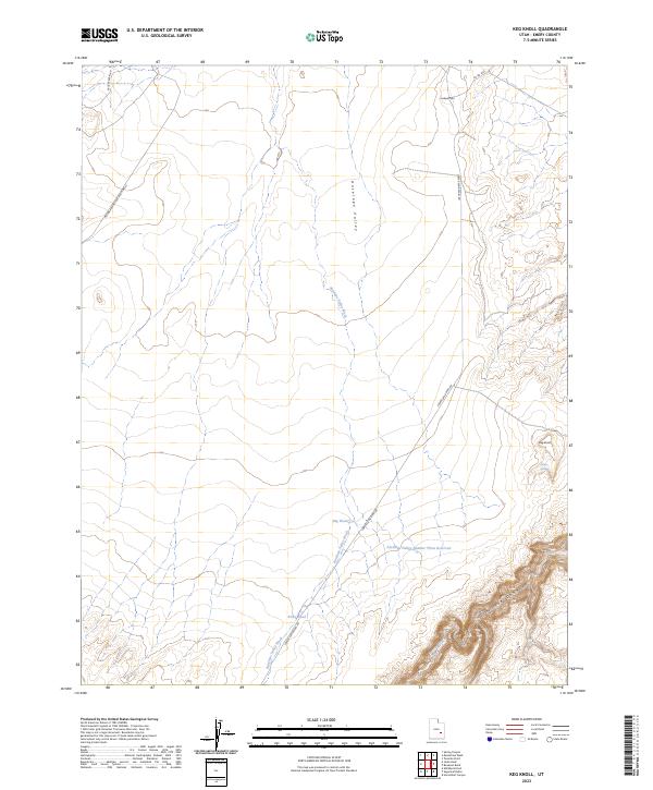 USGS Topographic Map – Keg Knoll