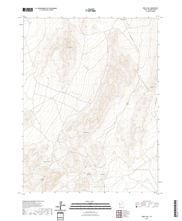 USGS Topographic Map – Knoll Hill