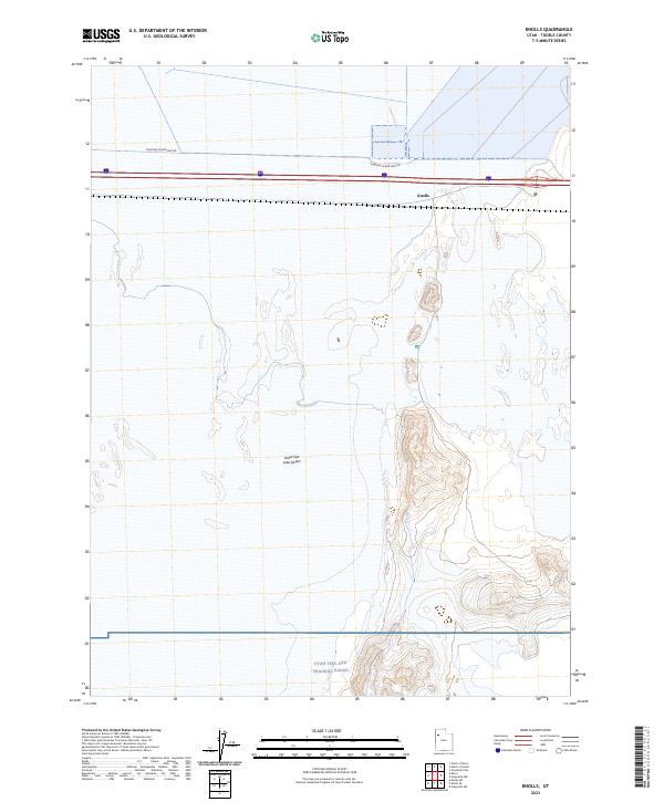 USGS Topographic Map – Knolls