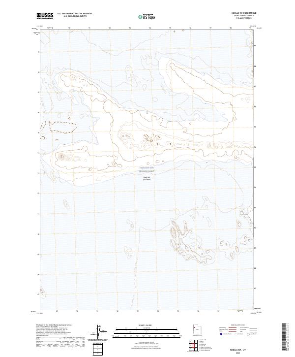 2023 Map of Knolls SW, 2023 Print
