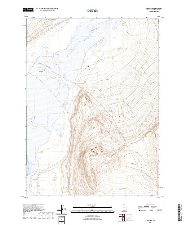 USGS Topographic Map – Lake Ridge