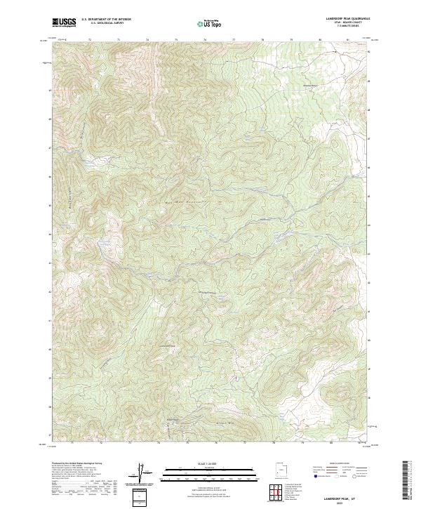 USGS Topographic Map – Lamerdorf Peak