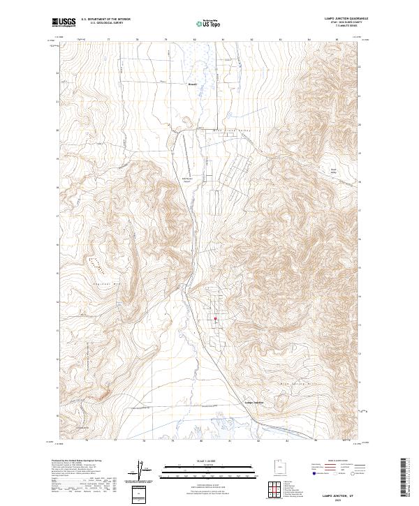 USGS Topographic Map – Lampo Junction
