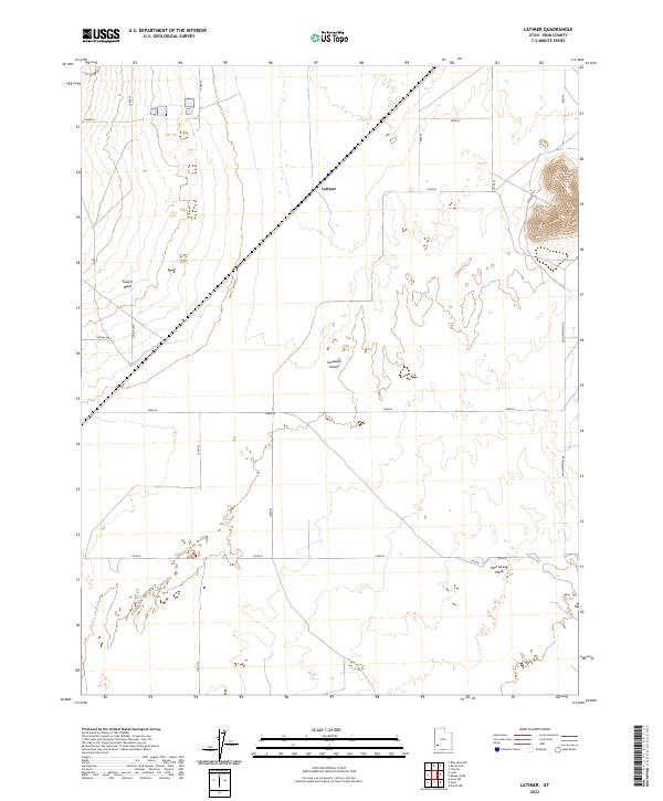 USGS Topographic Map – Latimer