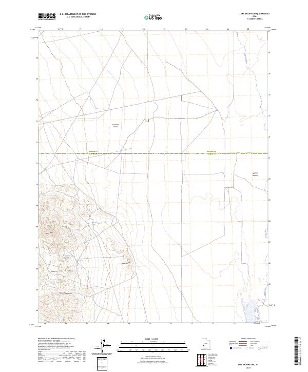 USGS Topographic Map – Lime Mountain