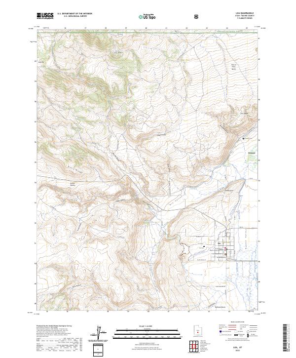 USGS Topographic Map – Loa