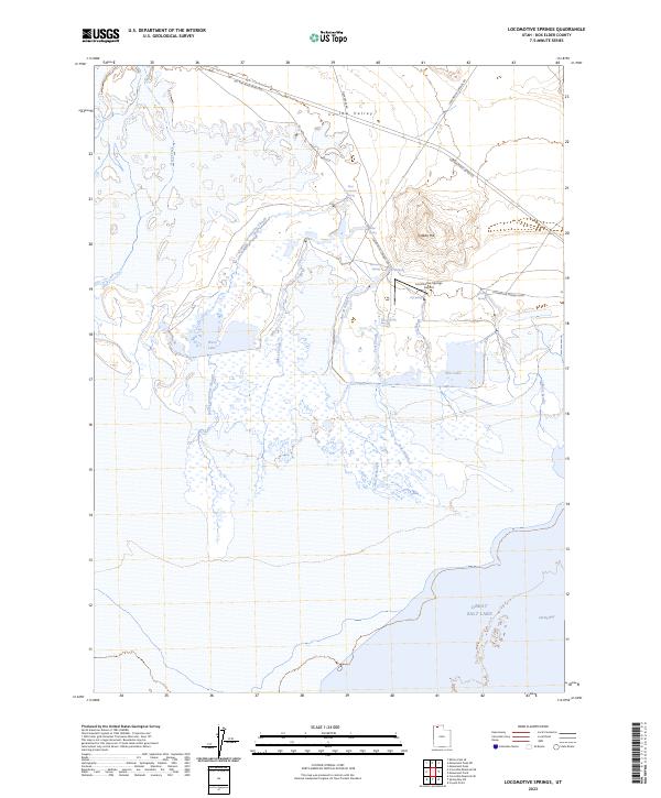 USGS Topographic Map – Locomotive Springs