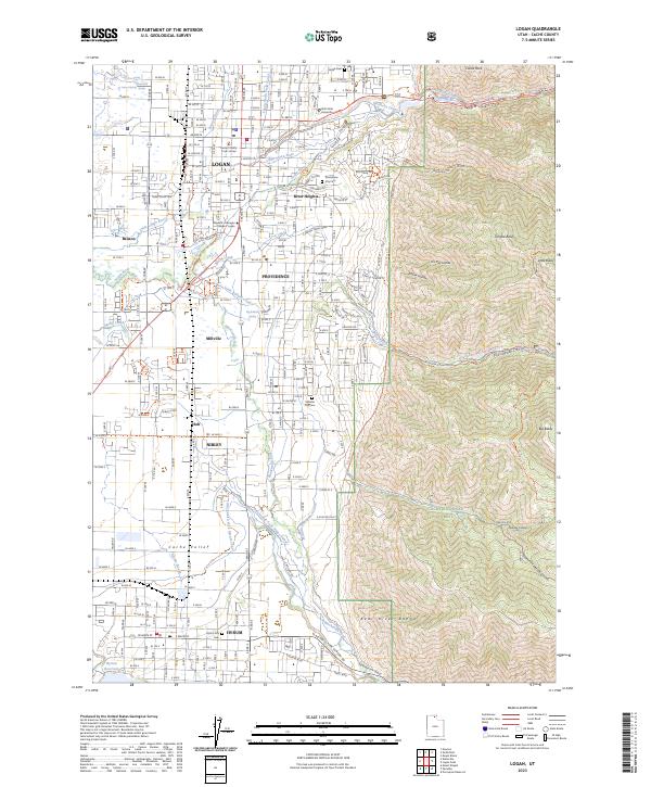 USGS Topographic Map – Logan