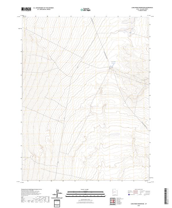USGS Topographic Map – Long Ridge Reservoir