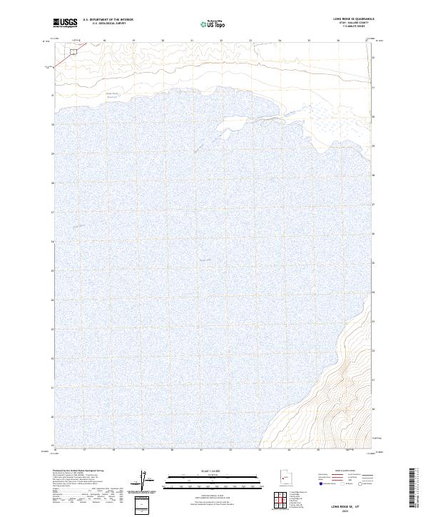 USGS Topographic Map – Long Ridge SE