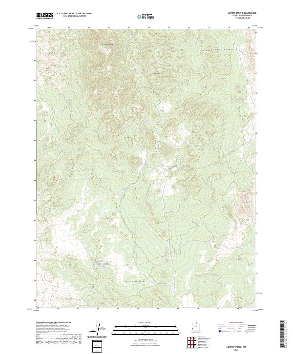 USGS Topographic Map – Lopers Spring