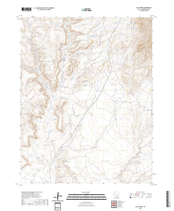 USGS Topographic Map – Lost Spring