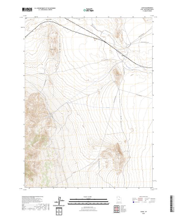 USGS Topographic Map – Lucin