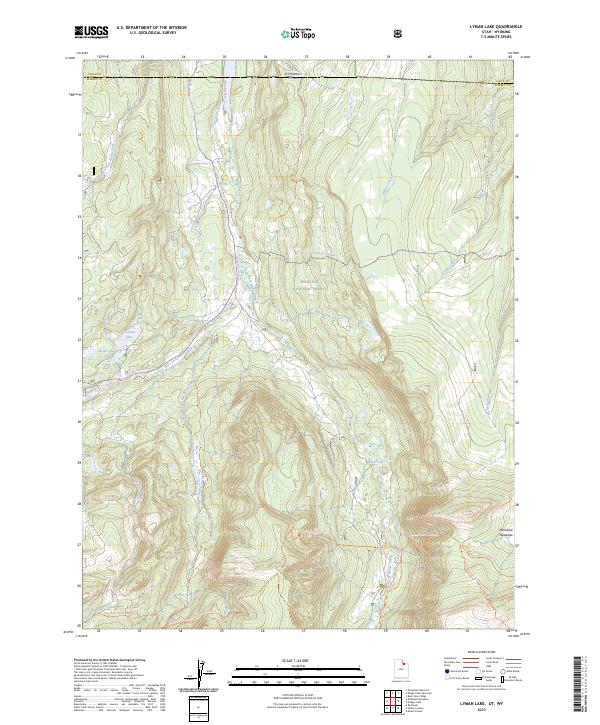 USGS Topographic Map – Lyman Lake