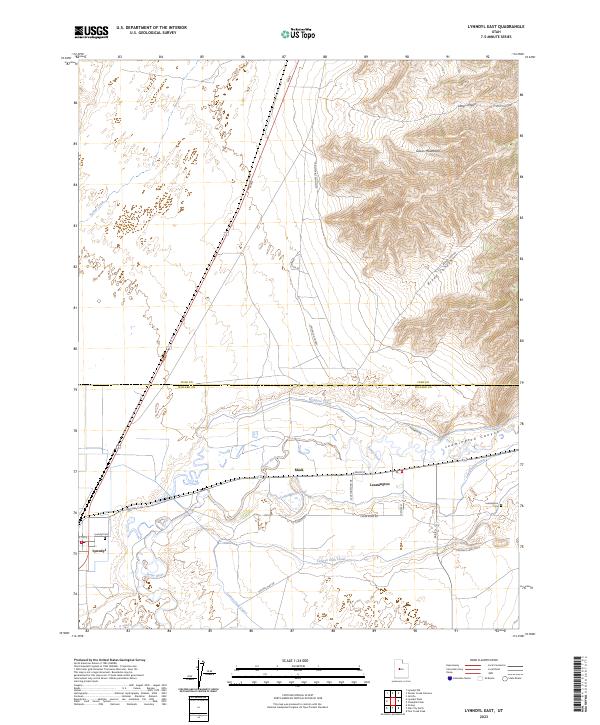 USGS Topographic Map – Lynndyl East