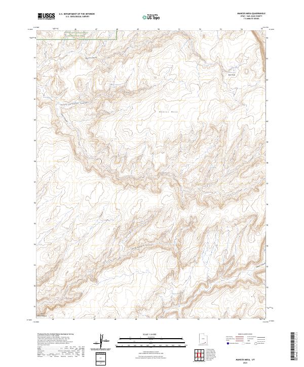 USGS Topographic Map – Mancos Mesa