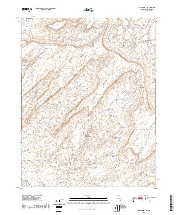 USGS Topographic Map – Mancos Mesa NE