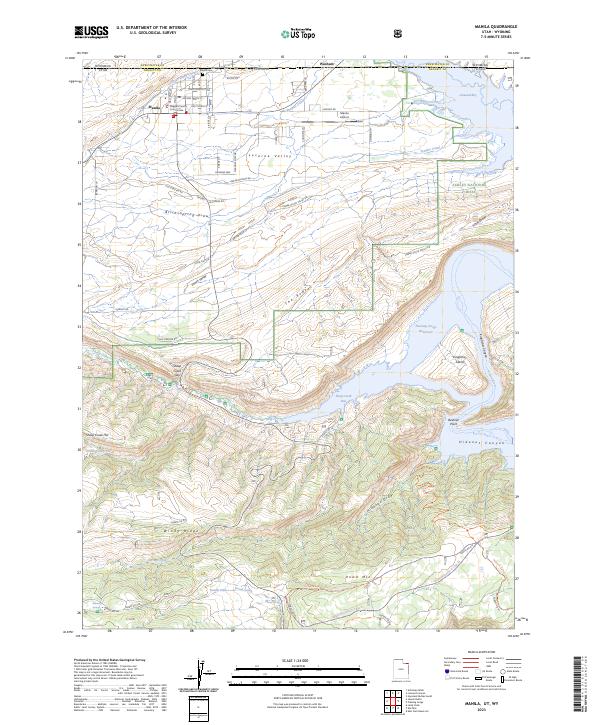 USGS Topographic Map – Manila