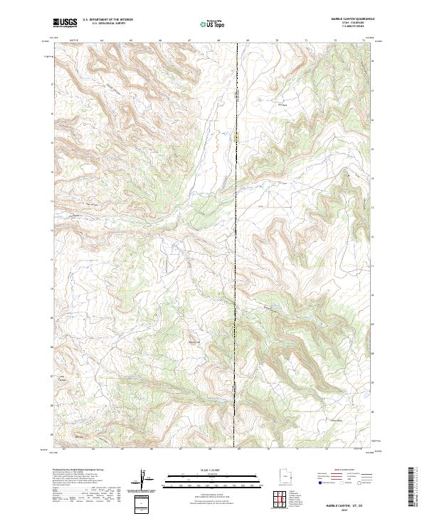 USGS Topographic Map – Marble Canyon