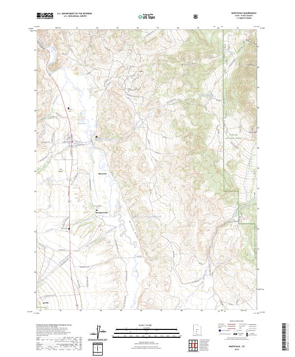 USGS Topographic Map – Marysvale